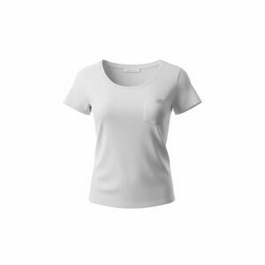 Lou & Grey Women’s XS White Supima Cotton Pocket T Shirt Short Sleeve